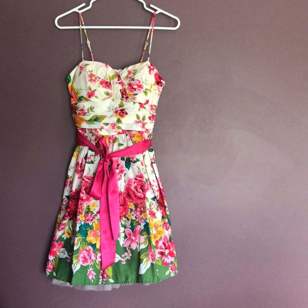Floral formal dress